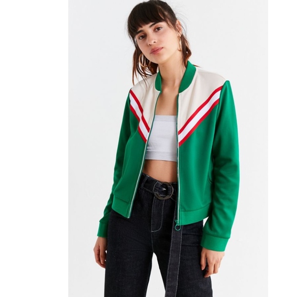 Urban Outfitters Jackets & Coats | Urban Outfitters Piper Green Track